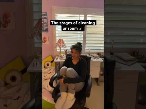 The Stages Of Cleaning Ur Room Shorts Relatable Funny Cleaning Teens