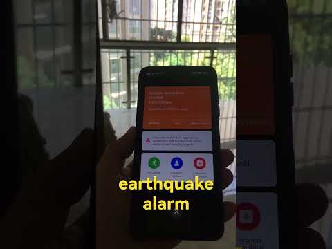 Earthquake Alarm Before 60 Seconds