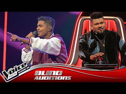 Yumira Maduranga Joodu Daala Yan ජ ඩ ද ල යන Blind Auditions The Voice Teens Sri Lanka S3