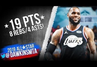 LeBron James Full Highlights In 2019 All Star Game 19 Pts 8 Rebs 4 Asts FreeDawkins