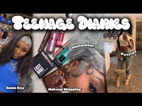 TEENAGE DIARIES 014 Gsu Game Hair Appt Outside Makeup Hair Shoot Sandbox Vr Gym Room Etc