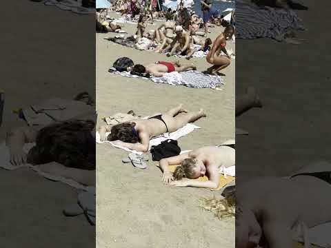 Chilling At Barcelona Beach Spain