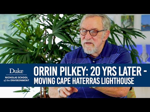 اورین پیلکی 20 سال بعد جابجایی فانوس دریایی کیپ هاتراس