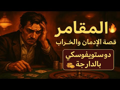 هاد الرواية غادي تصدمك المقامر قصة الإدمان والخراب كاتب قمار