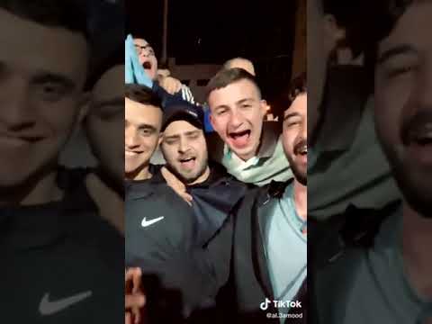 احتفالات اهل القدس بالاسرى انشودة كنا وياكم صامدين فرقة غرباء