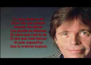  Pierre Bachelet Sans Amour Paroles