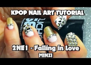  2NE1 Falling In Love Nail Art Tutorial Minzi
