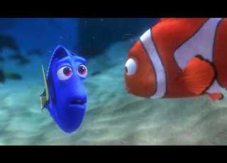  Marlin And Dory With Moonfish Scene Finding Nemo 2003