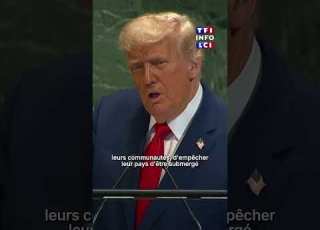 Immigration Donald Trump Affirme Devant L ONU Que Londres Risque De Passer Sous La Charia LCI