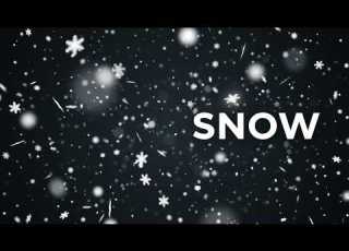  Falling Snow Overlay Loop 2K Stock Footage Realistic Snow Falling Background 2K Loop