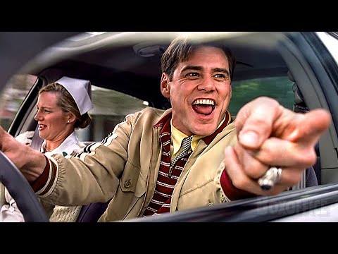Jim Carrey Freaks Out About Fake Reality The Truman Show CLIP