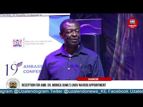 I Congratulate You On Your Achievement CS Mudavadi To Amb Dr Monica Juma Her UNOV Appointment