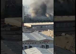 انفجار مروع كارت وقعت في مدينه بيروت اللبنانيه
