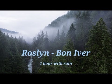 Roslyn Bon Iver With Rain 1h Loop