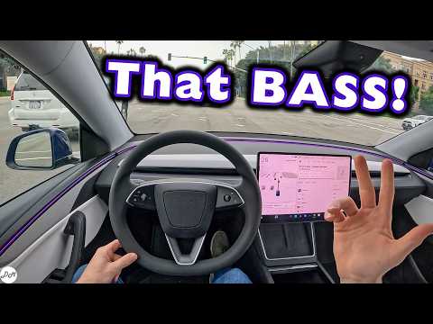 2026 Tesla Model Y 16 Speaker 15 1 Subwoofer Premium System Review
