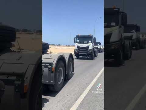 وصول دفع جديد من شاحنات ايفيكو الي ليبيا وصول دفع جديد من شاحنات ايفيكو الي ليبيا