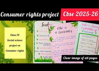 Project On Consumer Rights Class 10 Class 10 Consumer Rights Project File Social Science Project