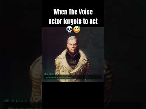 When The Voice Actor Forgets To Act Fallout