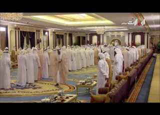 محمد بن زايد يستقبل محمد بن راشد والحكام والمواطنين