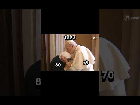 Mutter Teresa Und Papst Johannes II Sadedit Vatican Shorts Pope Sister