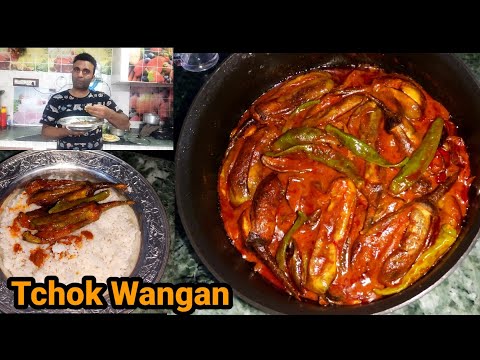 Tchok Wangan Bade Tasty Bane Sour Brinjals Khate Bengan Ki Sabzi Bahut Mazedar