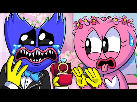 Nightmare Huggy Wuggy Gets Married Poppy Playtime 3 Animation