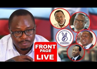  LIVE CHADEMA TUNACHUKUA NCHI 2020 WAFUNGUKA MCHAKATO WA UCHAGUZI FRONT PAGE