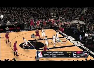 NBA 2K12 Chicago Bulls Highlights Vs San Antonio Spurs Finals 1st 2nd Qtr