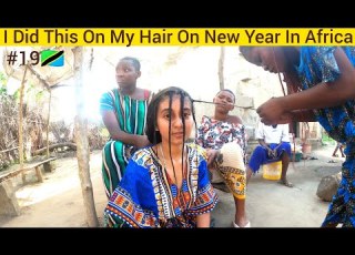  Locals Braid My Hair In African Style Tanzania