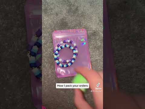 Clay Beads Bracelets Packing
