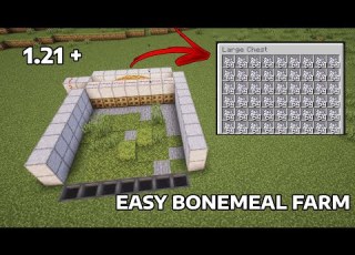  Easy Bone Meal Farm Minecraft Survival Build