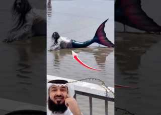 يبدو أنه حورية بحر تزحف على الرمال ظواهر غريبة Mermaid Mysterious Ocean Trending