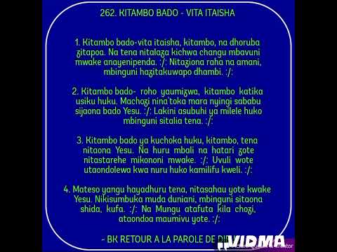Kitambo Bado Vita Itaisha