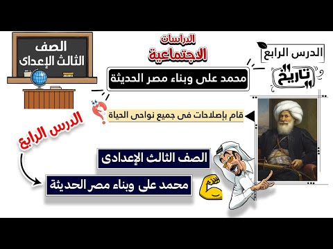 محمد على وبناء مصر الحديثة الصف الثالث الاعدادي