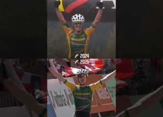 Alan Hatherly کے لیے مختلف جگہ ایک ہی نتیجہ UCI Men Elite XCO World Champion Valais2025