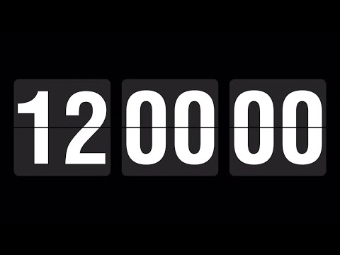 12 Hour Timing Timer Alarm Flip Clock