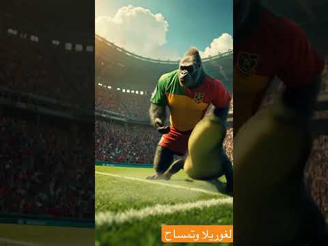 الغوريلا وتمساح حيوانات متحركة اكسبلور سبايدرمان تيك توك سرقت دويتو Funny العلم غوريلا