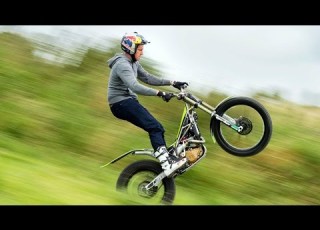 Dougie Lampkin Wheelies Entire Isle Of Man TT Course 37 7 Miles
