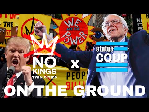 LIVE From NO KINGS Protest In Minnesota Bernie Sanders Bruce Springsteen Jane Fonda Tim Walz