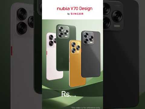 Nubia V70 Design