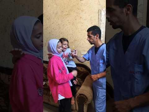 ااو اااو خايفة من الابرة Doctor Injection Funny