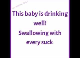  How To Recognise When A Baby Is Drinking Well