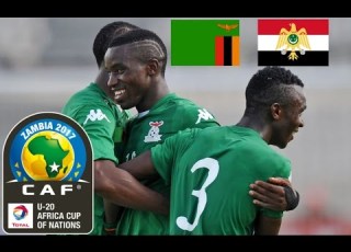  Zambia 3 1 Egypt Under 20 AFCON 2017 Full Game Highlights