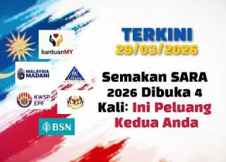 TERKINI Semakan SARA 2026 Dibuka 4 Kali Ini Peluang Kedua Anda BantuanMY