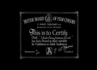  BFI Film Forever 20 BBFC Rating Screen 1954