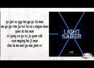  EXO Lightsaber EASY LYRICS