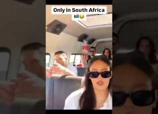 White Teens Vibing To Amapiano In A South African Taxi SouthAfriWorld Shorts