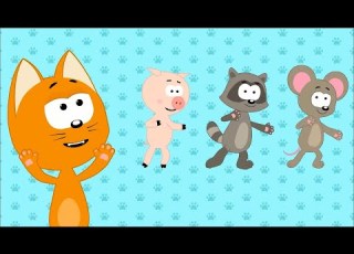  Building House And Learn To Count To Five Meow Meow Kitty Song For Kids