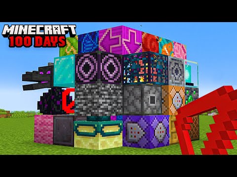 جمعت كل البلوكات النادرة والغير قانونية في ماين كرافت هاردكور