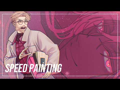 SPEED PAINTING 실험이 실패했다 도망치는 박사 실험체 OC